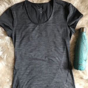 Athleta shadow stripe top